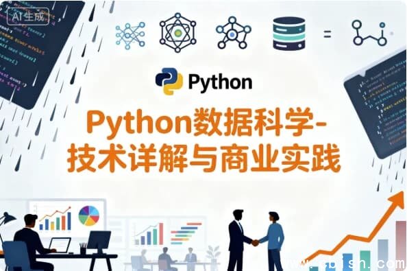 Python数据科学-技术详解与商业实践（八大案例，配套书籍）  带源码课件