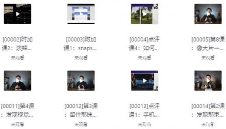 21天摄影提升营：拍出富有意境的照片