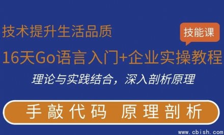 16天Go语言入门与企业级实战教程