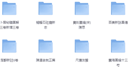 美国国会图书馆藏书古籍（总计3861册）