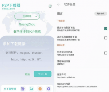 P2P下载器 v1.4.7：无限速磁力种子下载工具（会员解锁版）