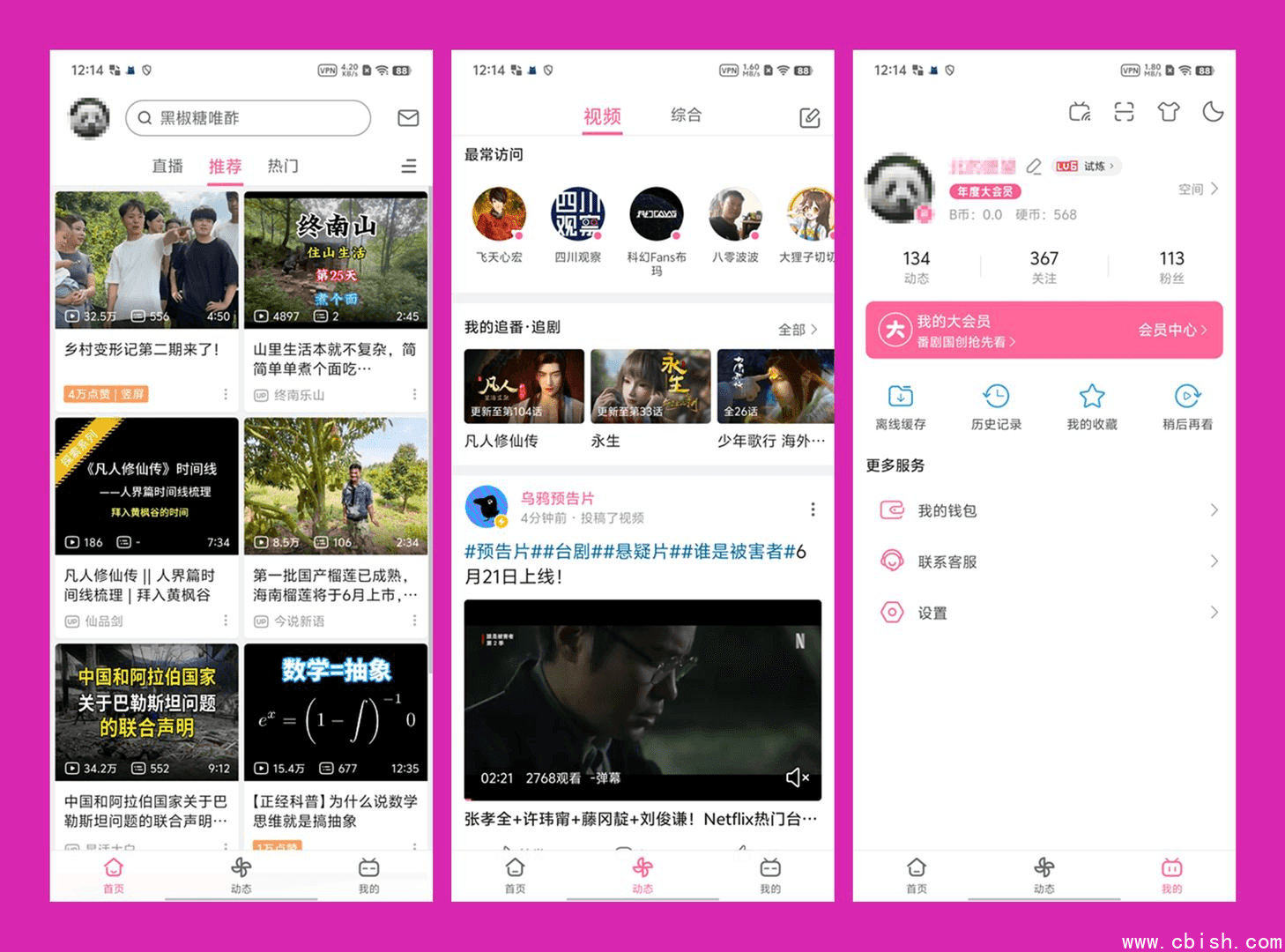 哔哩哔哩 APP 谷歌商店版