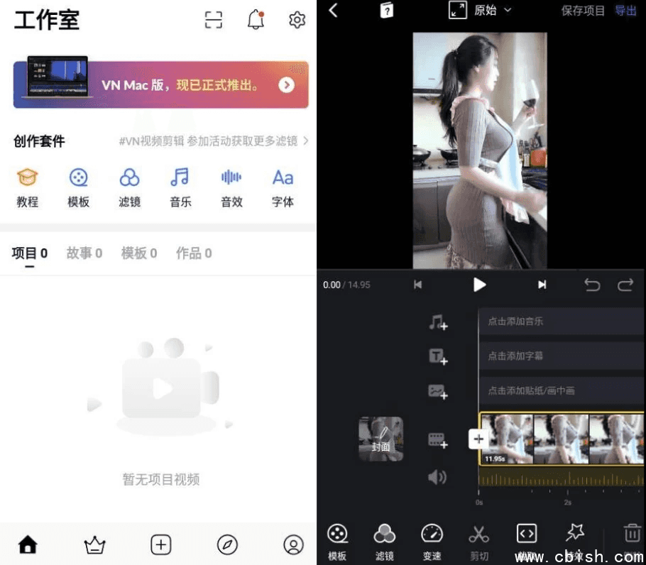 VN视频编辑器 v2.4.5 纯净版