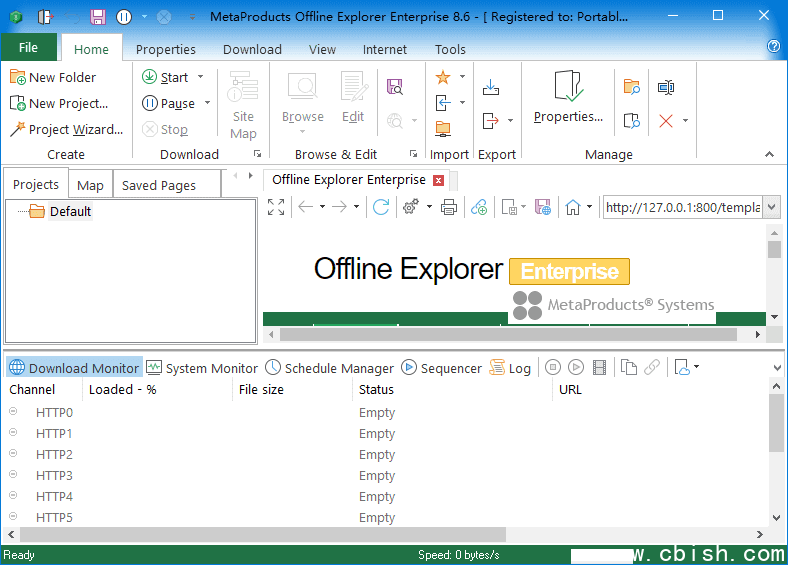 Offline Explorer(离线浏览工具) Enterprise v8.7.0.4996 便携版