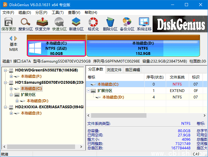 DiskGenius Professional 6.0.0.1631 Crack 汉化绿色版v5