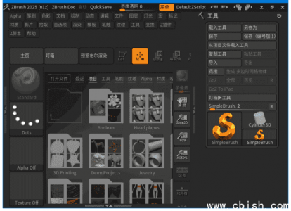 ZBrush 2025.3.0 中文特别版（3D数字雕刻与绘画软件）