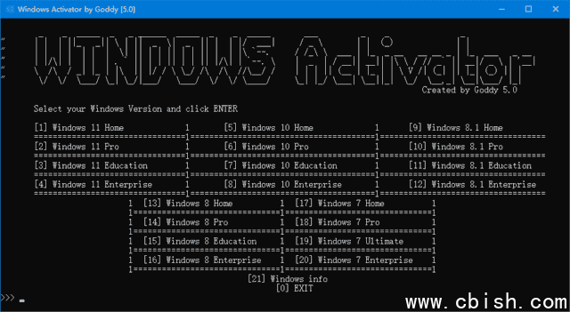 Windows Activator by Goddy(Win11/Win10激活工具) v5.3