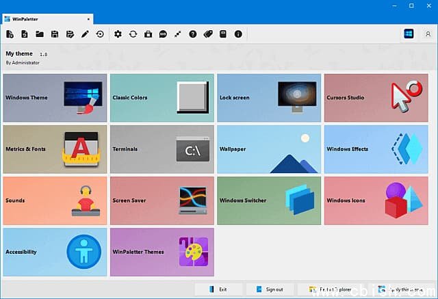 WinPaletter(Win10/11系统颜色调整工具) 1.0.9.6 最新版
