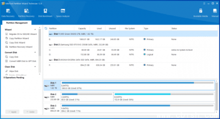 MiniTool Partition Wizard Technician（专业磁盘分区工具）v13.0 便携版
