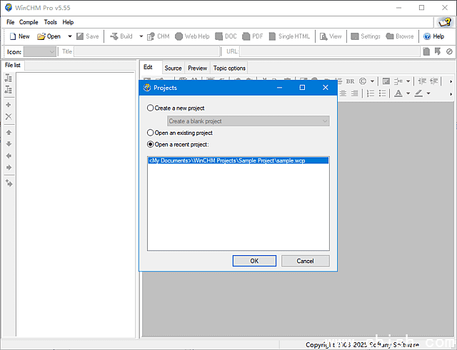 WinCHM(帮助文件制作工具) Pro v5.551 多语便携版