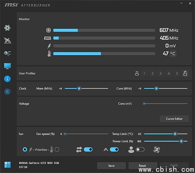 MSI Afterburner(微星显卡超频软件) v4.6.6.16757 最新版