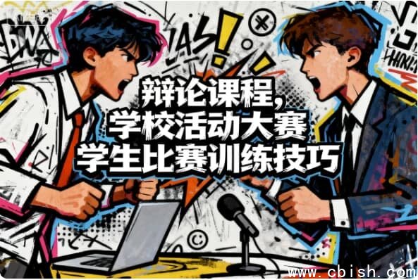 辩论课程，学校活动大赛学生比赛训练技巧-