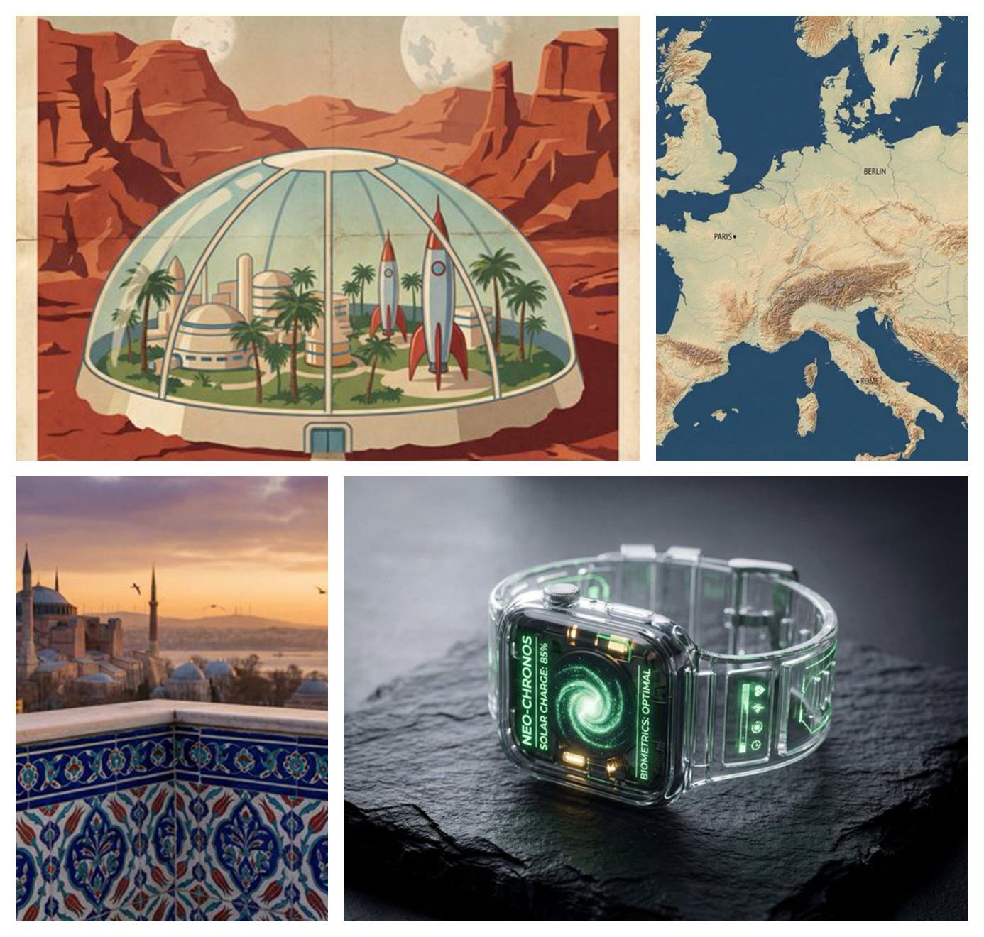 Nano Banana Pro 生成示例：高分辨率海报，包含清晰中英文标题与多元素融合设计