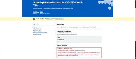 英国针对7-Zip用户发出警告，黑客正积极利用符号链接漏洞进行活动