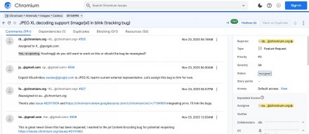 Chromium团队决定重启JPEG XL解码支持开发