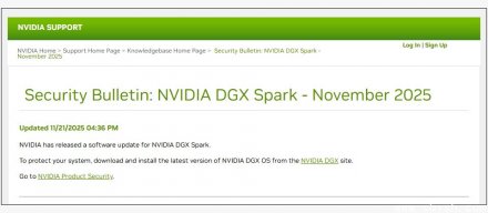 NVIDIA修补DGX Spark重大漏洞，可能导致AI系统被接管