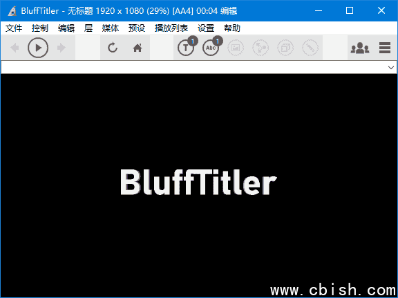 BluffTitler(3D文字动画制作软件) v16.7.6.0 多语便携版