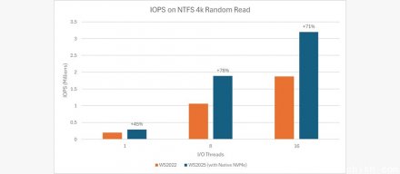 Windows Server 2025 正式支持 NVMe，IOPS 最高提升 80%
