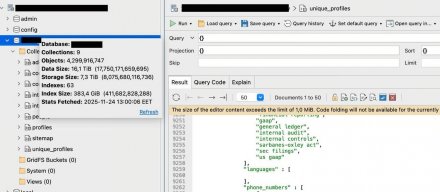 未设验证的MongoDB数据库泄露16TB职业数据，近43亿条记录包含大量LinkedIn个人信息