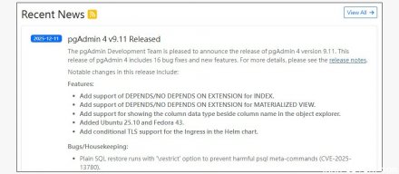 PostgreSQL管理工具pgAdmin爆出远程代码执行重大漏洞
