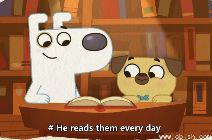 BBC英语启蒙动画《狗狗爱读书 Dog Loves Books》-