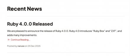 Ruby 4.0 引入了 Ruby Box 隔离机制与 ZJIT 即时编译器