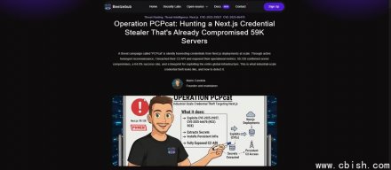 攻击行动Operation PCPcat针对Next.js应用程序，近6万台服务器被入侵