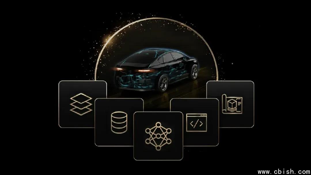 Alpamayo 模型在复杂路口进行多步推理示意图