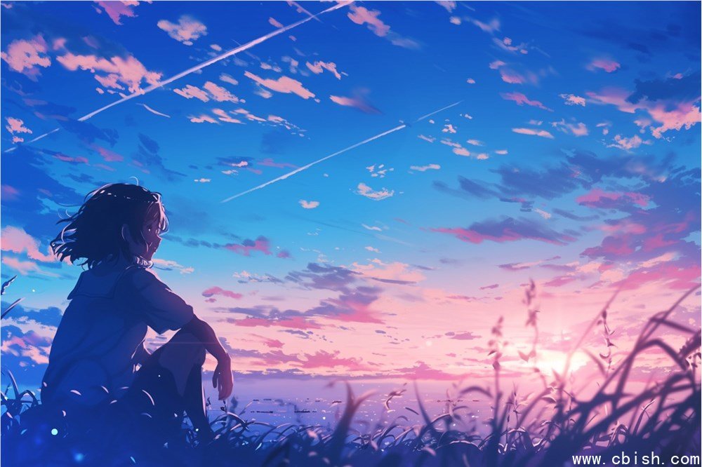 唯美 动漫 二次元 插画