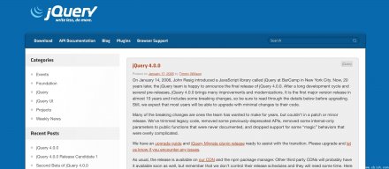 jQuery 发布近十年来首个主要版本 4.0.0，加入可信类型以增强 CSP 兼容性