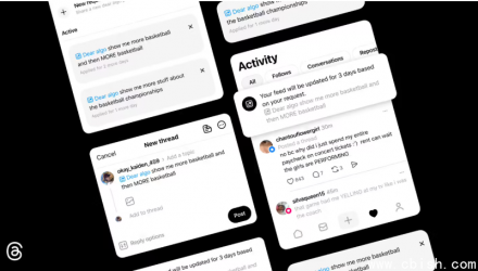 Threads上线Dear Algo功能：用AI重掌信息流主导权