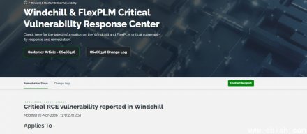 PTC揭露其产品生命周期管理系统存在严重漏洞，目前尚无补丁，用户须立即采取缓解措施