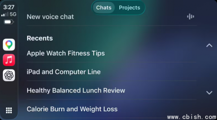 OpenAI 推出 ChatGPT CarPlay 版本