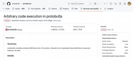 高下载量protobuf.js库曝RCE漏洞，波及gRPC与Firebase组件