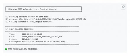 LMDeploy LLM推理工具SSRF漏洞公开后13小时内即遭利用