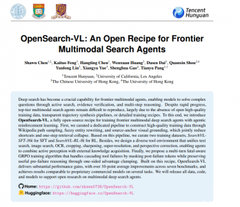 腾讯开源OpenSearch-VL：多模态深度搜索Agent全栈解决方案