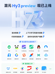 腾讯混元Hy3预览版上线两周，Token调用量增长超10倍