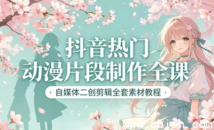 动漫短视频剪辑课程与素材预览