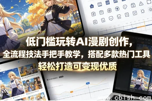 AI漫剧创作全流程教学示意图