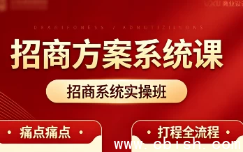 招商方案系统课课程封面