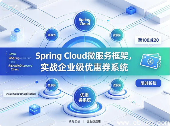 Spring Cloud微服务框架实战企业级优惠券系统封面