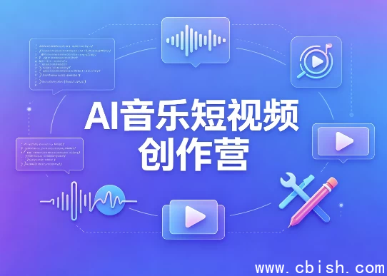 AI音乐短视频创作营课程示意图