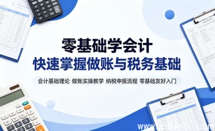 会计基础与实操全攻略 从概念到纳税申报系统教学 全套实操视频教程下载
