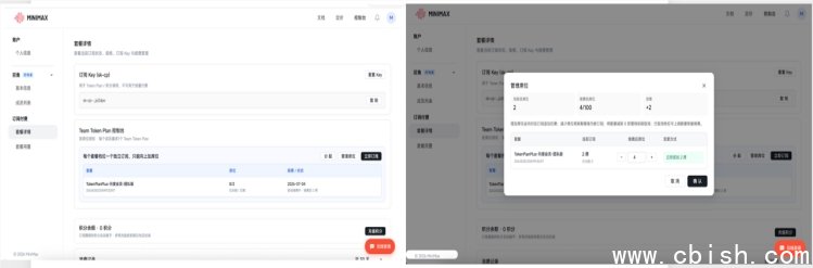 Token Pay企业席位管理界面示意图