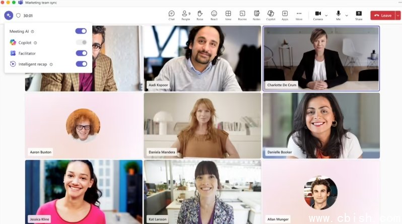 Microsoft Teams 会议AI功能