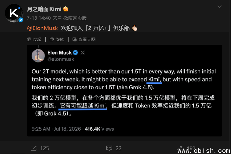马斯克社交平台发文