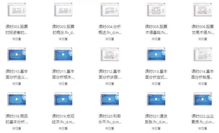 零基础股票投资入门视频教学指南