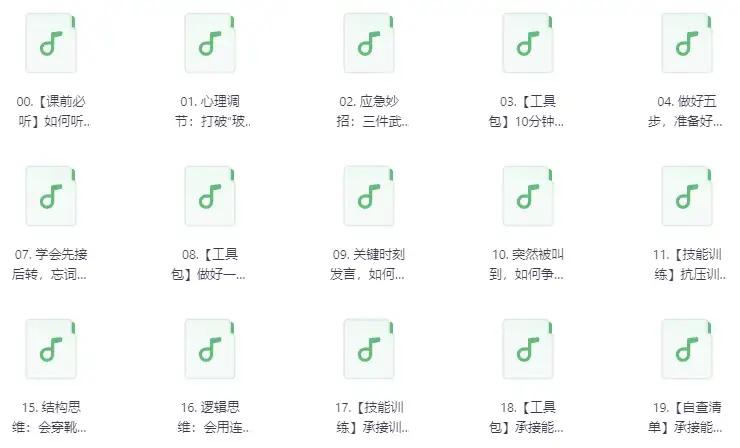 29节即兴表达训练课：助你敢说、能说、会说，提升职场竞争力，轻松实现升职加薪与人际沟通 mastery