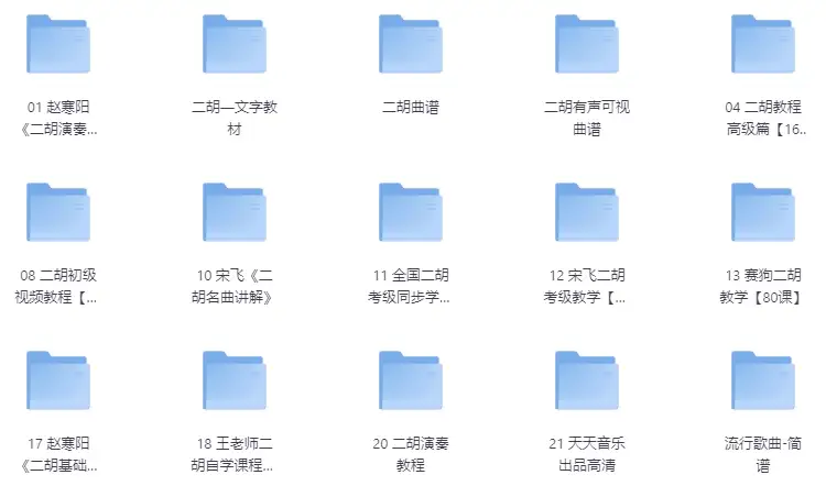 二胡大师亲授：从零基础到精通的全套付费教学课程