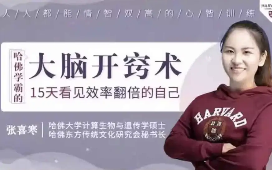 哈佛学霸亲授大脑开窍秘诀：15天高效心智训练，见证效率翻倍的自己
